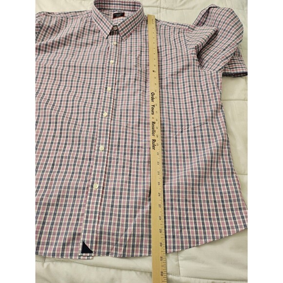 UNTUCKit Shirt Men 3XL Dolcetto Wrinkle Free Check Print Button Down Regular Fit - Picture 9 of 10
